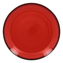 Тарелка круглая RAK Porcelain LEA Red 27 см (красный цвет), цвет красный, 27 см - RAK Porcelain
