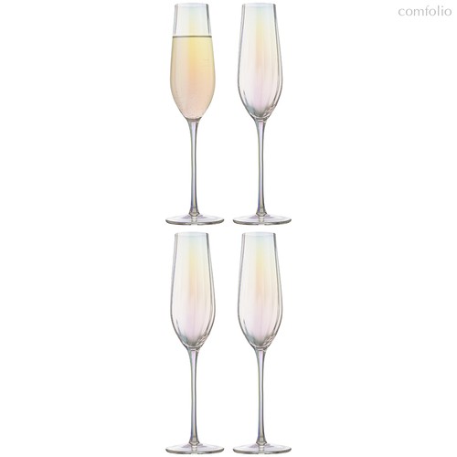 Набор бокалов для шампанского Gemma Opal, 225 мл, 4 шт. - Liberty Jones