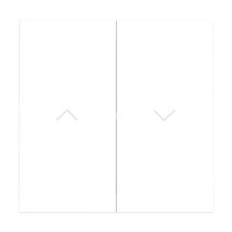 Клавиши для выключателя жалюзи, S70 белый матовый - Voltum