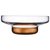 Чаша декоративная Nude Glass Контур d36 см, прозрачная медным дном, хрусталь - Nude Glass