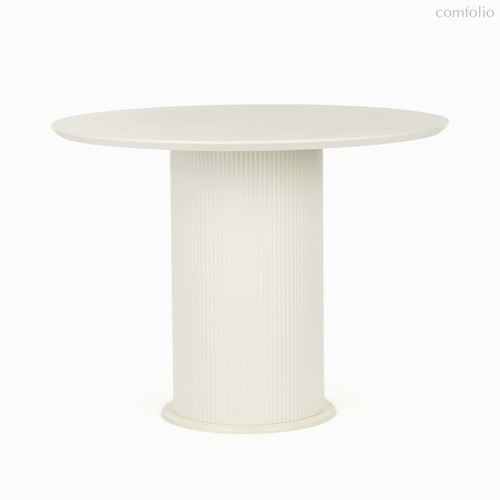 Обеденный стол Iona диаметр 100, цвет белый - Cosmo