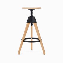 Барный стул Jerry, цвет светло-коричневый/черный - Cosmo