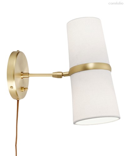 Золотое бра Флемиш с проводом, цвет золотой - Louvre Home