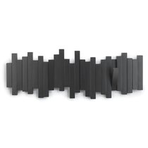 Вешалка настенная Sticks черная, цвет черный - Umbra