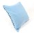 Чехол для подушки из хлопка с принтом Funky dots, серо-голубой Cuts&Pieces, 45х45 см, 45x45 - Tkano