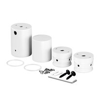 Набор для вертикального накладного монтажа круглого неона 360° D25 белый - Maytoni