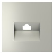 Накладка для розетки компьютерной RJ45 кат.6, S70 сталь