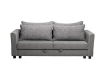 Диван Марко (Marco) трехмест. раскл., букле серый Flona-SER+Buta-SER 225x102x92см - Garda Decor