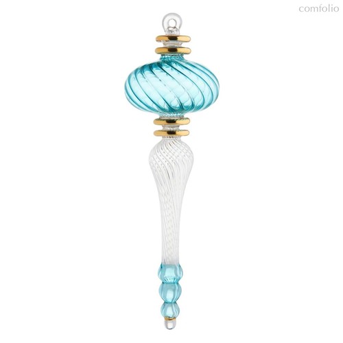 Игрушка елочная Décor de Table Манифико, тиффани, п/к, цвет голубой - Decor De Table