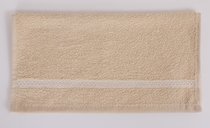 Салфетки махровые "KARNA" PETEK 30x30 см 1/1, цвет бежевый - Bilge Tekstil