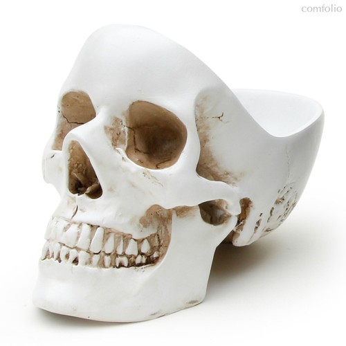 Органайзер для мелочей Skull, белый - Suck UK