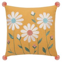 Подушка декоративная Spring daisies из коллекции Easter Essential, 45х45 см - Tkano