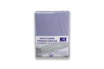 Простыня на резинке ПМТР-ЛАВ-180 Лаванда Микрофибра трикотажная 180х200х25 - АльВиТек
