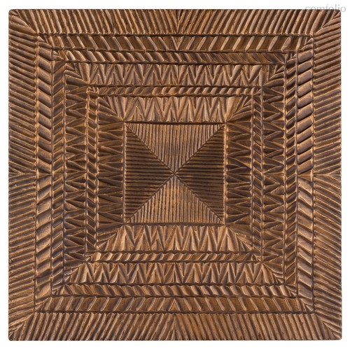 Панно декоративное Square Brass (В), цвет Состаренная латунь - Covali