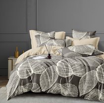 Комплект постельного белья CA-7-715 Дуэт Сатин печатный с наволочками 70х70х2шт.+ 50х70х2шт. - АльВиТек