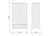 Шкаф Elit 2-х створчатый (белый), цвет белый - Ellipse