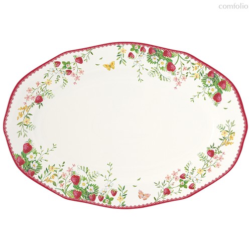 Блюдо овальное Jardin Des Fraises, 36х25 см - Easy life