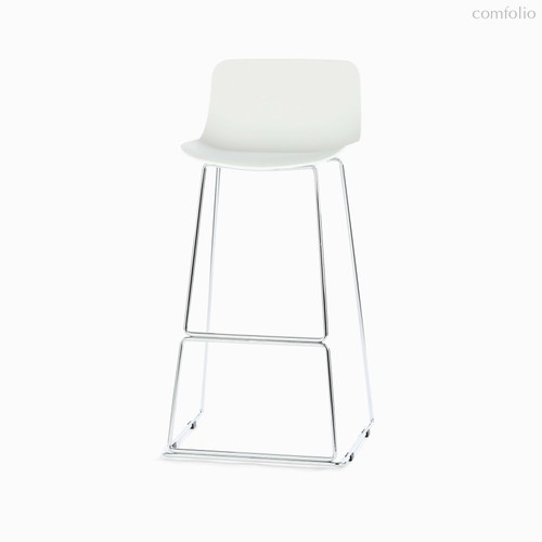 Барный стул Neo, цвет белый/хром - Cosmo