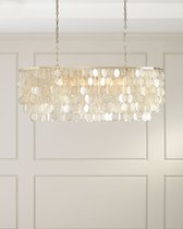 Золотая линейная люстра Агата, цвет золотой - Louvre Home