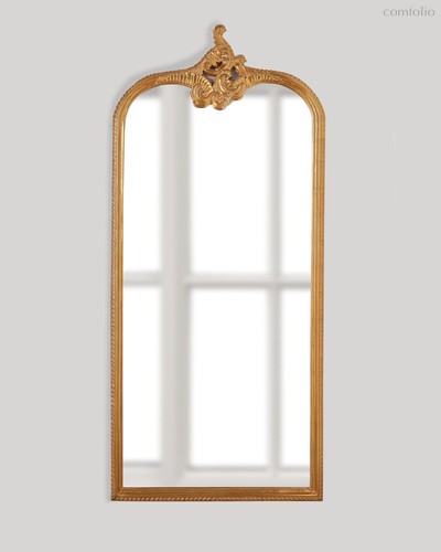 Золотое зеркало в полный рост Кайли, цвет золотой - Louvre Home