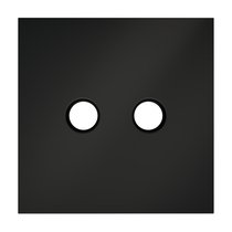 Накладка для розетки телевизионной оконечной TV+SAT, S70 черный матовый - Voltum