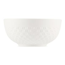 Салатник порционный Decor de table Капля 15 см, рельеф, фарфор, белый - Decor De Table