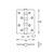 Универсальная петля врезная латунная A010-C 100X70X3-4BB-1BL (Матовый черный) - Archie