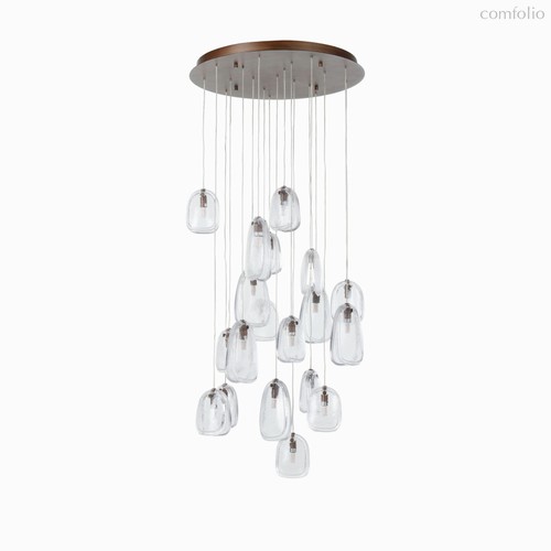 Подвесной светильник Jewel диаметр 60, цвет медный/прозрачный - Cosmo