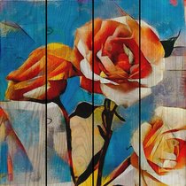Розы 60х60 см, 60x60 см - Dom Korleone
