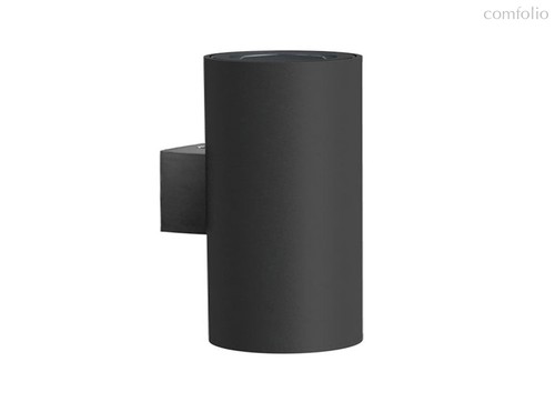 Compass светильник настенный D100xW150xH305 мм, 20W, 1684Lm (свечение вверх и вниз), 38°, Ra80, 3000К, IP54, черный, блок питания в комплекте - Donolux