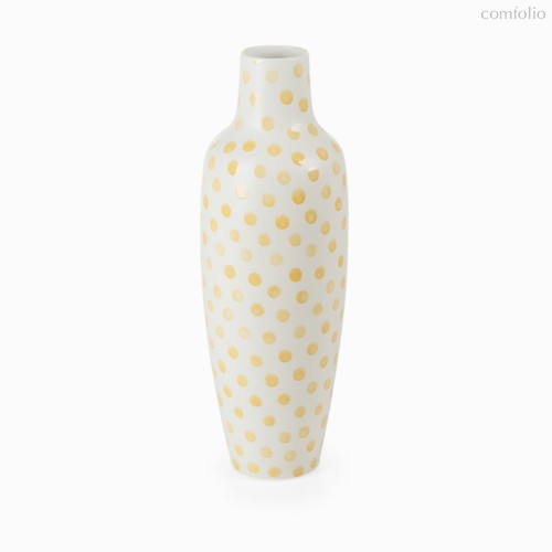 Ваза Vera L высота 80, цвет белый/желтый - Cosmo