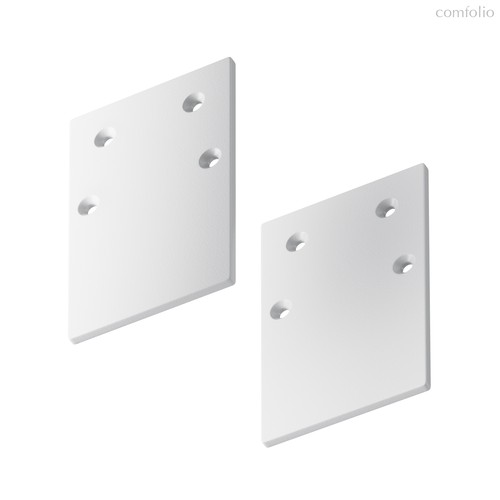 Заглушка торцевая 2шт Gravity накладной белый - Maytoni