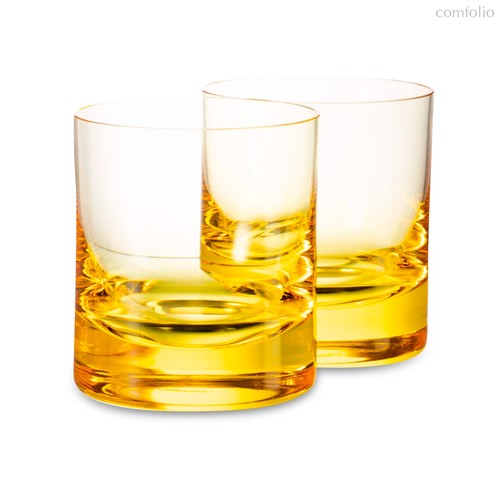 Набор стаканов для виски Moser Виски сет 370 мл, 2 шт, желтый, п/к - Moser