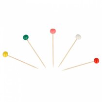 Пика "Цветные шарики" 6,5 см, бамбук, 144 шт, Garcia de PouИспания - Garcia De Pou