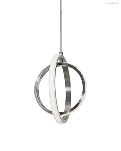 Серебряный светодиодный подвес Глоу, цвет никель - Louvre Home