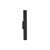 Compass светильник настенный, 2х10W, D45xH380мм, 2069Lm, AC90-264V, Ra>90, 24°, 3000К, IP20, черный, источник питания в комплекте - Donolux