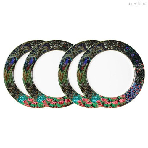 Набор тарелок обеденных Gien Дворцовый сад 27,4 см, 4 шт, фаянс - Gien