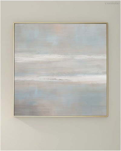 Картина в серебряной раме Тахо, цвет бежевый - Louvre Home