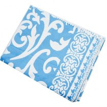 Одеяло Хлопок100% арт.3-22, цвет голубой, 170x205 см - Valtery