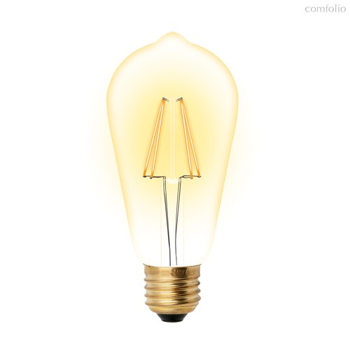 LED-ST64-5W/GOLDEN/E27 GLV22GO UL-00002360 - Covali