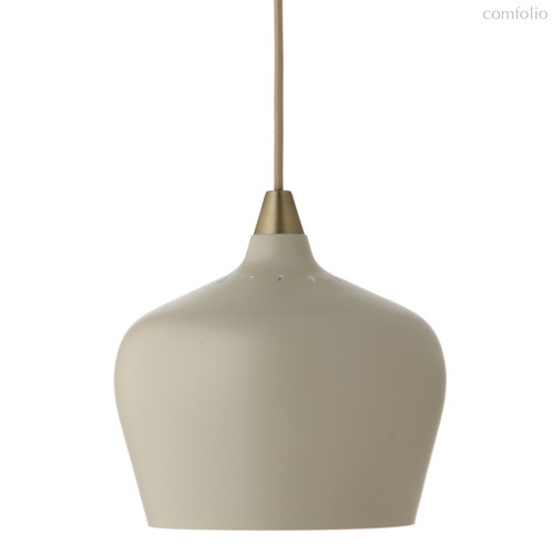 Лампа подвесная Cohen Large, серо-коричневая матовая, серо-коричневый шнур - Frandsen