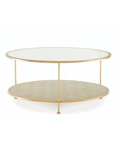 Круглый кофейный стол Бойд, цвет золотой - Louvre Home