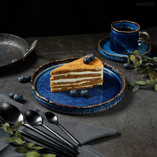 Тарелка с бортом d 20,5 см h2,6 см Aqua Blue P.L. Proff Cuisine - P.L. Proff Cuisine