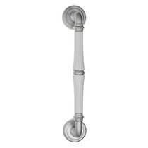 Ручка скоба Fratelli Cattini GRACIA CERAMICA BIANCO 300мм (250мм) D1-CS матовый хром - Fratelli Cattini