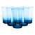 Набор стаканов для воды IVV Легкость 450 мл, светло-голубой, 6 шт - IVV