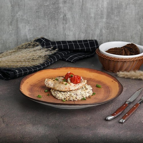 Тарелка 26,6 см h3 см Wood Fusion P.L. Proff Cuisine - P.L. Proff Cuisine