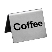 Табличка "Coffee" 5x4 см, сталь - P.L. Proff Cuisine