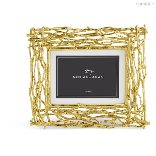 Рамка для фото Michael Aram Золотые ветви 10x15 см, золотистая - Michael Aram
