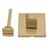 Фиксатор поворотный на квадратном основании Fratelli Cattini WC-8 8FS-SB матовое золото - Fratelli Cattini