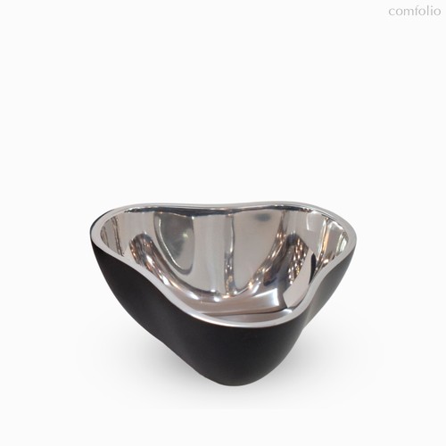 Миска Мetallic S, цвет черный - Cosmo